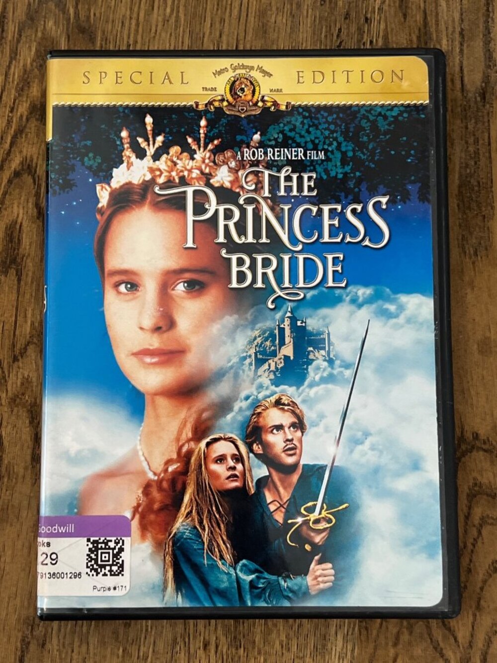 The Princess Bride 1987 Movie DVD Fantasy Adventure Romance Pre-Owned